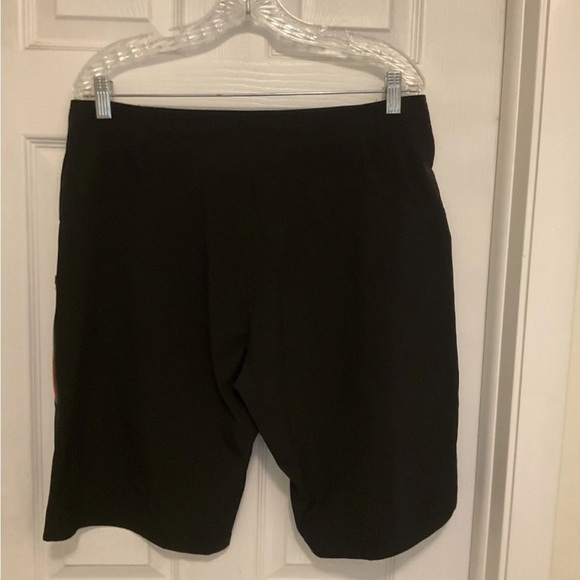 OP Shorts Mens OpFlex 4 Way Stretch Black Tie Front Rainbow Zipper Size 34 - Picture 2 of 8